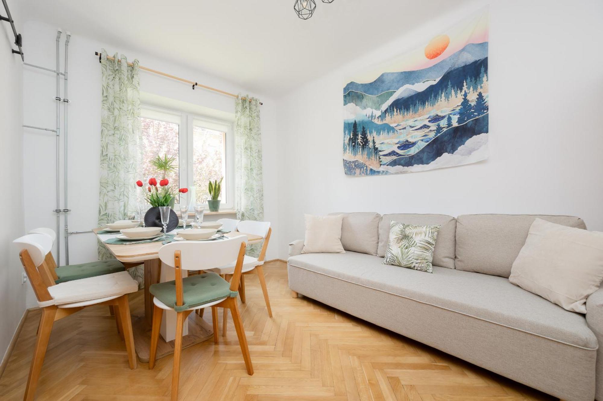 Spacious Apartment For 6 People Near The Old Town By Noclegi Renters Warschau Exterior foto